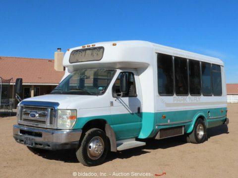 2008 Ford Econoline E450 CNG Luggage Passenger Bus Transport 6.8L for Parts/Repair for sale