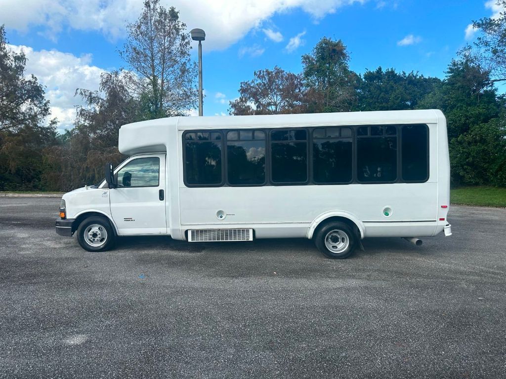 2012 Chevrolet Express 4500 Shuttle Bus With Wheelchair Lift 6.6L Duramax Diesel