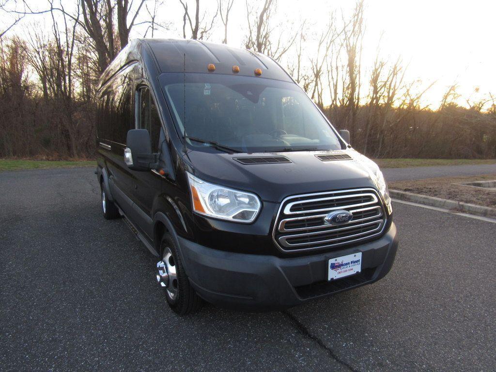 REAL NICE 2018 Ford Transit High Roof 15 Passenger Executive Shuttle