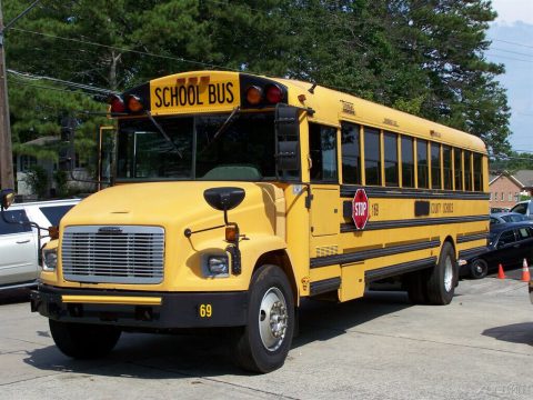 2005 43 Passenger Solid Southern School Bus Mercedes Turbo Diesel for sale
