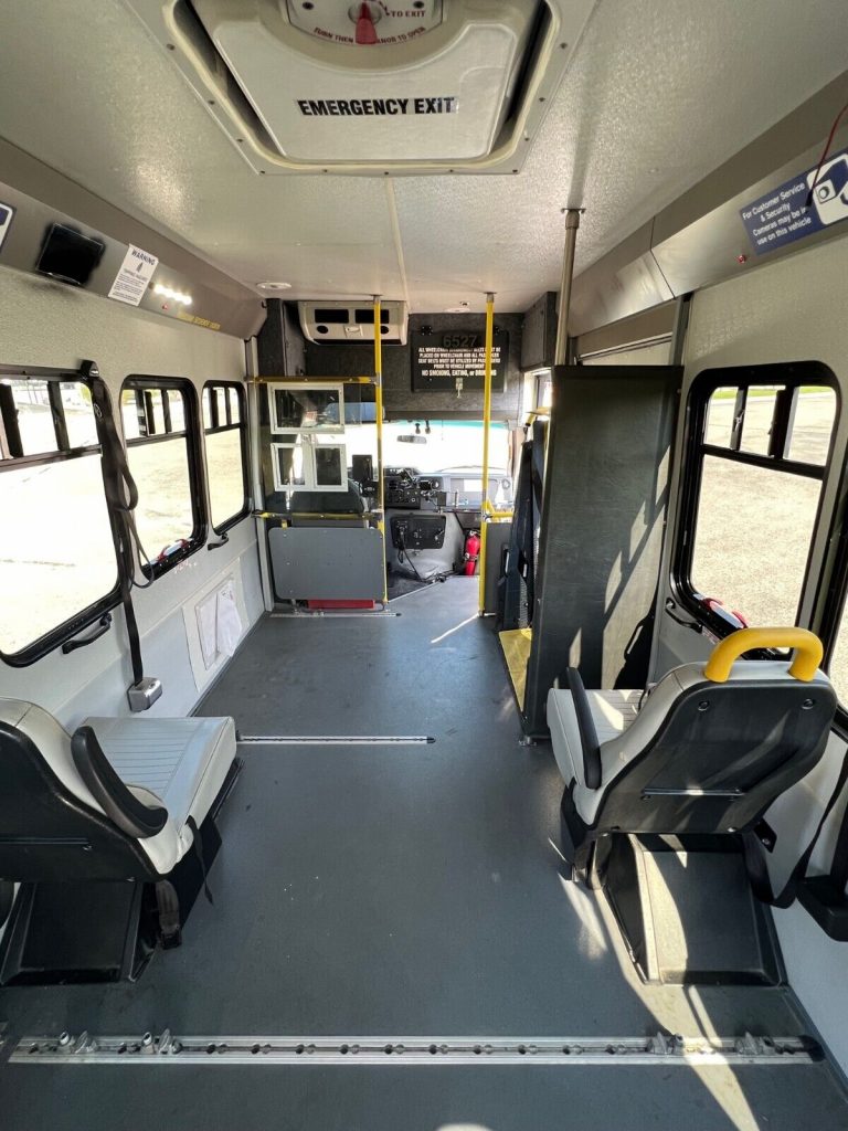 2016 Ford E350 Church Shuttle Bus Van, Lift, Holds 5 Wheelchairs, 5.4 Gas Engine