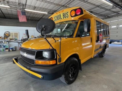 2013 Chevrolet Blue Bird Microbird 20 passenger School Bus for sale