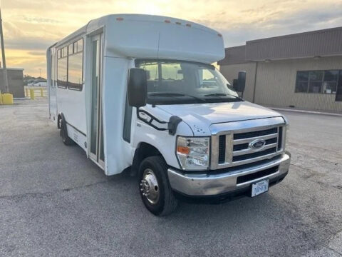 2013 Ford E 350 – 15 Pax ADA Shuttle -bus # 18-011	– in Dallas TX –	144 K GAS for sale