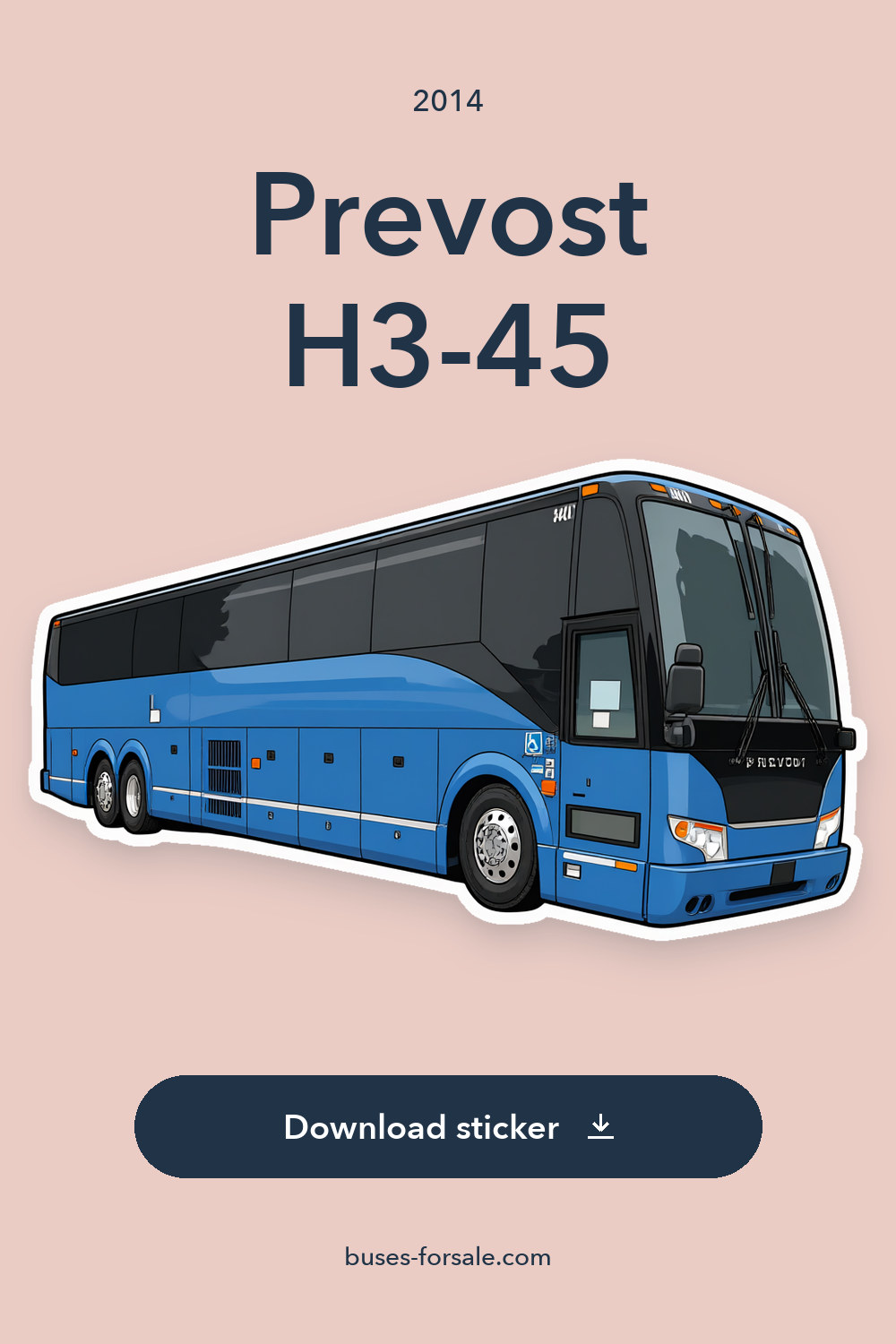2014 Prevost H3-45 sticker preview