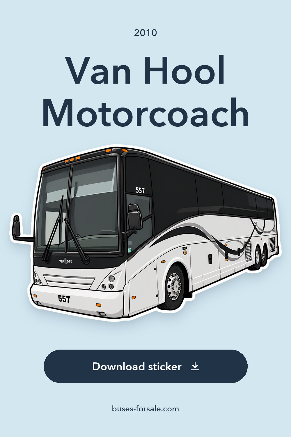 2010 Van Hool Motorcoach sticker preview