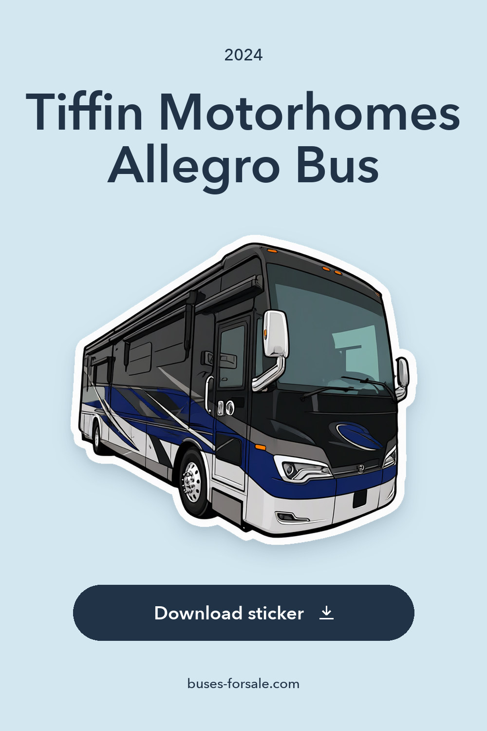2024 Tiffin Motorhomes Allegro Bus sticker preview