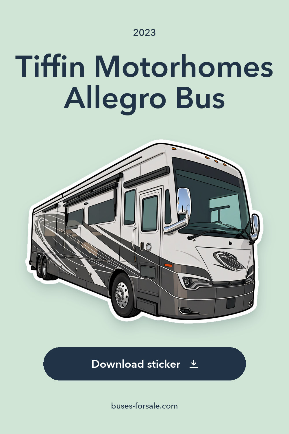 2023 Tiffin Motorhomes Allegro Bus sticker preview
