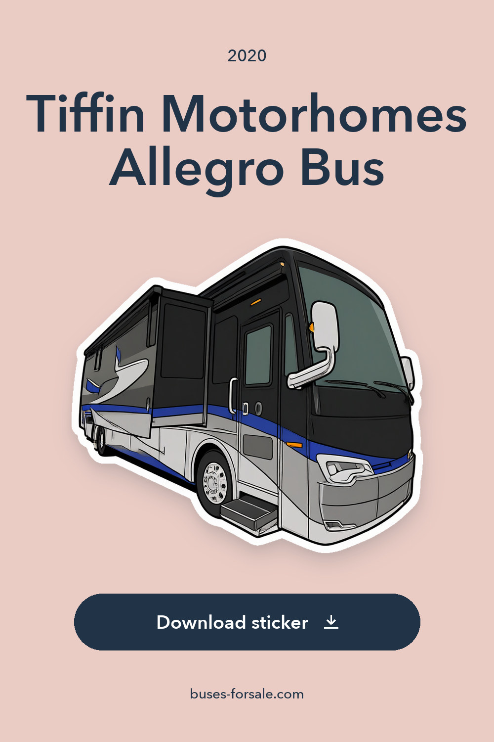 2020 Tiffin Motorhomes Allegro Bus sticker preview